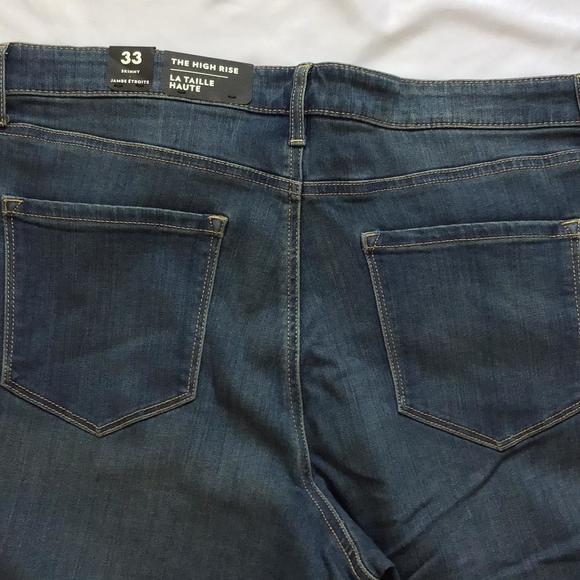 🔴𝗕𝗢𝗚𝗢🔴r jeans the high rise bnwt size 33 skinny - Picture 4 of 15